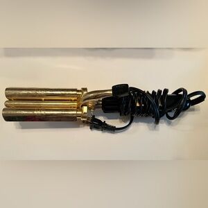Gold Triple Barrel Hair Waver